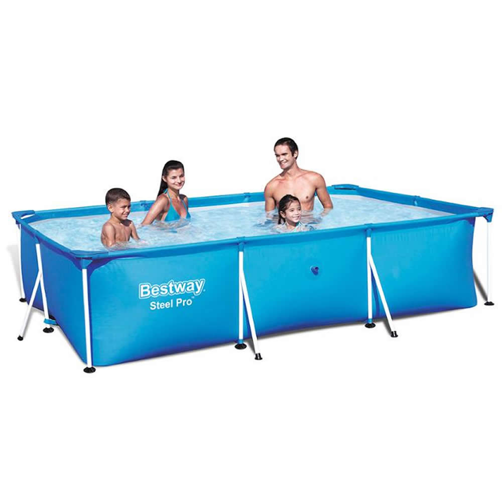 Steel Pro Splash Frame Rectangular Pool 3 00m X 2 01m X 66cm 9ft Inflatable Swimming Pools Nairobi Inflatable Swimming Pool In Kenya Inflatable Swimming Pools For Kids Nairobi Kenya